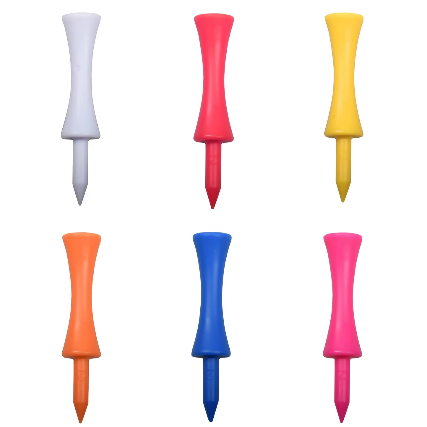 50Pcs Professional 59Mm Golf Tee Golf Supplies New Golf Practice Products Golf Accessories Golf Limit Nail Plastic Ball Holder