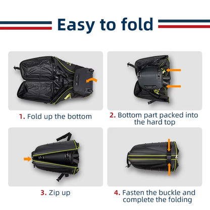 Golf Travel Bag with Wheels Folding Hard Top Golf Airplane Cover Golf Aviation Hardcase Golf Bag Golf Supplies YKB01