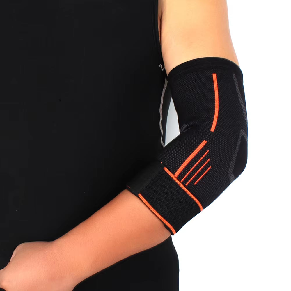 1Pcs Fitness Elbow Brace Compression Support Sleeve for Tendonitis, Tennis Elbow, Golf Treatment - Reduce Joint Pain